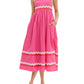 Entro - Straight Neck Midi Dress