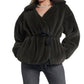 7 For All Mankind - Faux Fur Wrap Coat
