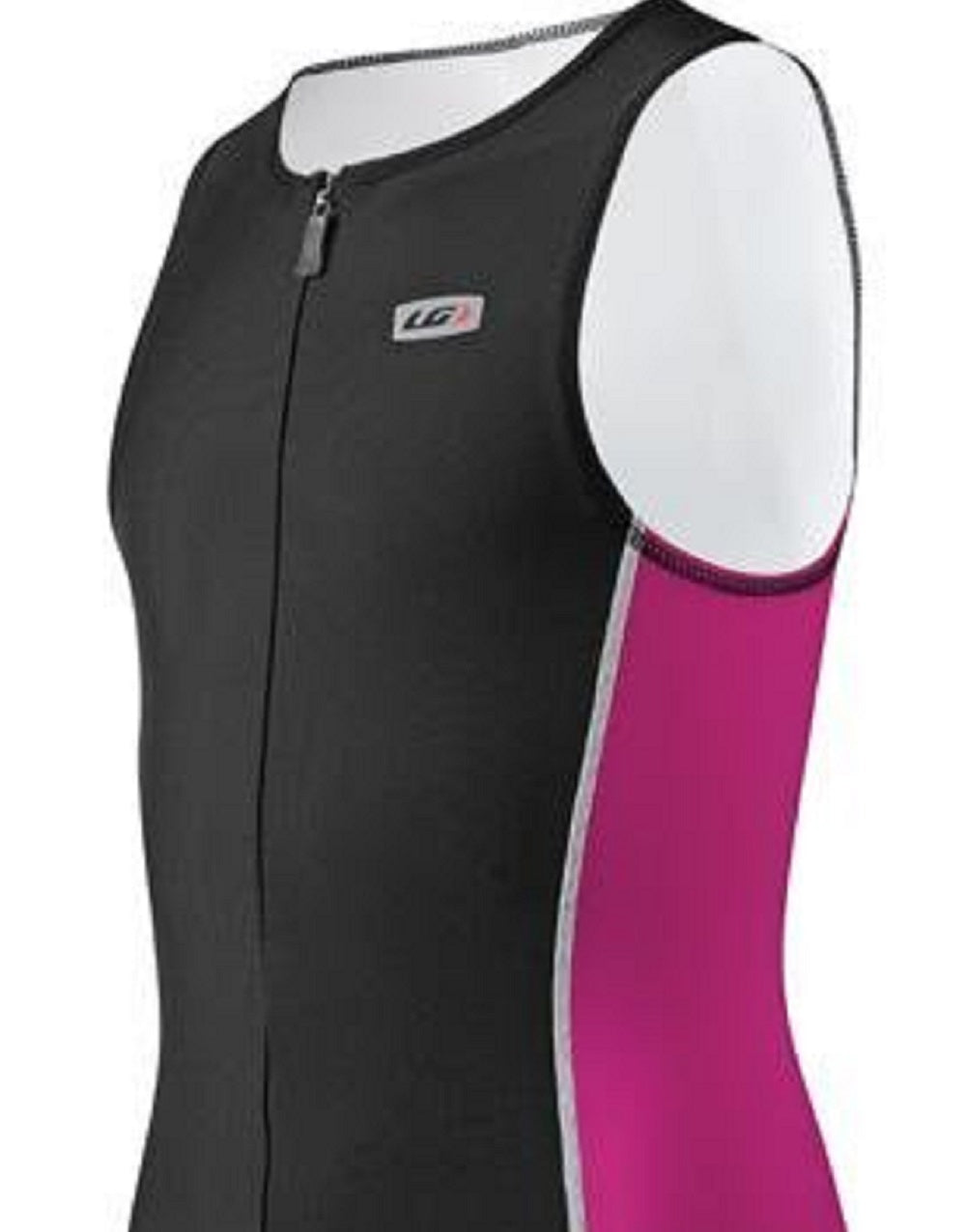 Louis Garneau Women's Competition Sleeveless Tri Top Black Size X-Large
