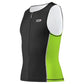 Louis Garneau Women's Youth Comp Sleeveless Tri Top Green/Black Size X-Large