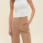 Blu Pepper - High Waist Straight Leg Dress Pants