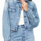Pistola - Shelby Embroidered Cropped Denim Jacket