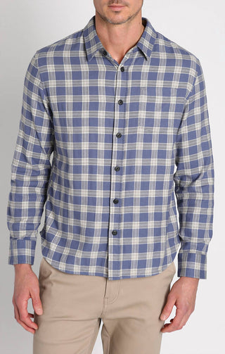 Jachs New York - Manor 6oz Stretch One Pocket Flannel Shirt