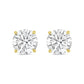 Diana M Jewels - 1.50 Cts Round Lab Grown Stud Earrings