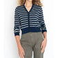 Kule - The Clove Striped V-neck Cardigan
