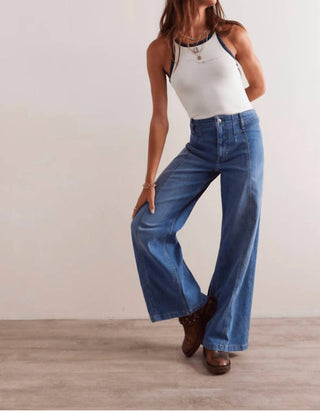 Free People - Libre Wide Leg Jeans