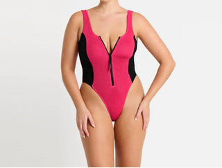 Bond-Eye - Splice Zip Front Mara One Piece Swimsuit