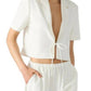 Steve Madden - BOW TIE FRONT SHORT BLAZER