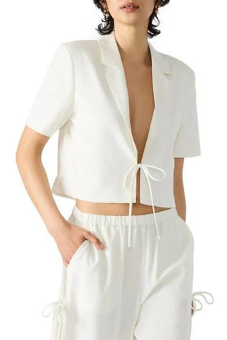 Steve Madden - BOW TIE FRONT SHORT BLAZER