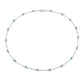 1.80 Carat Genuine Emerald .925 Sterling Silver Necklace