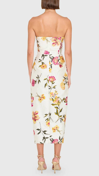 Amanda Uprichard - Ivy Strapless Midi Dress
