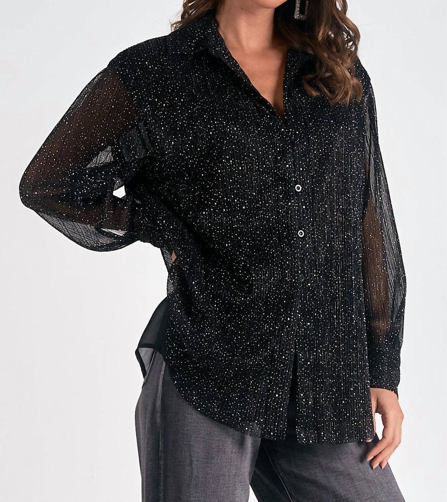 Elan - Leila Oversized Top