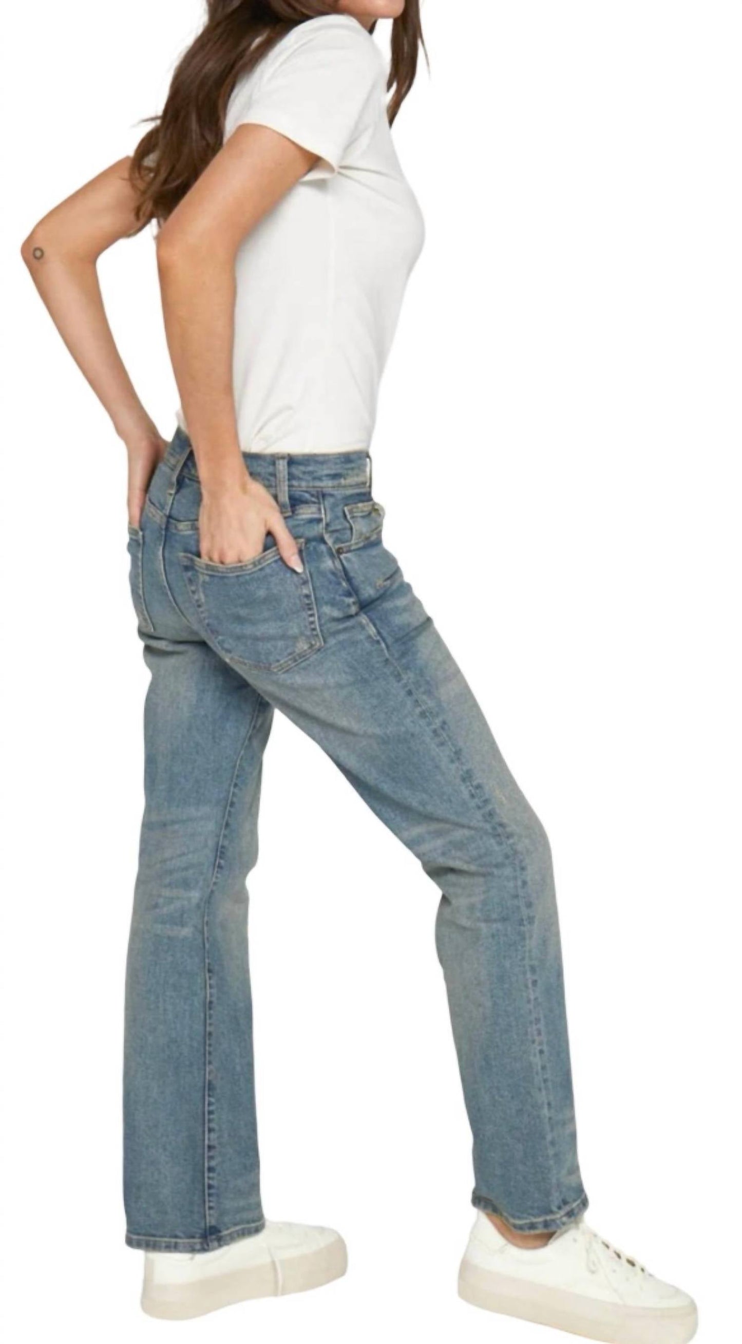 Oliver Logan - Stanley Mid Rise Bootcut Jean