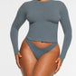 Skims - Cotton Jersey Long Sleeve T-shirt