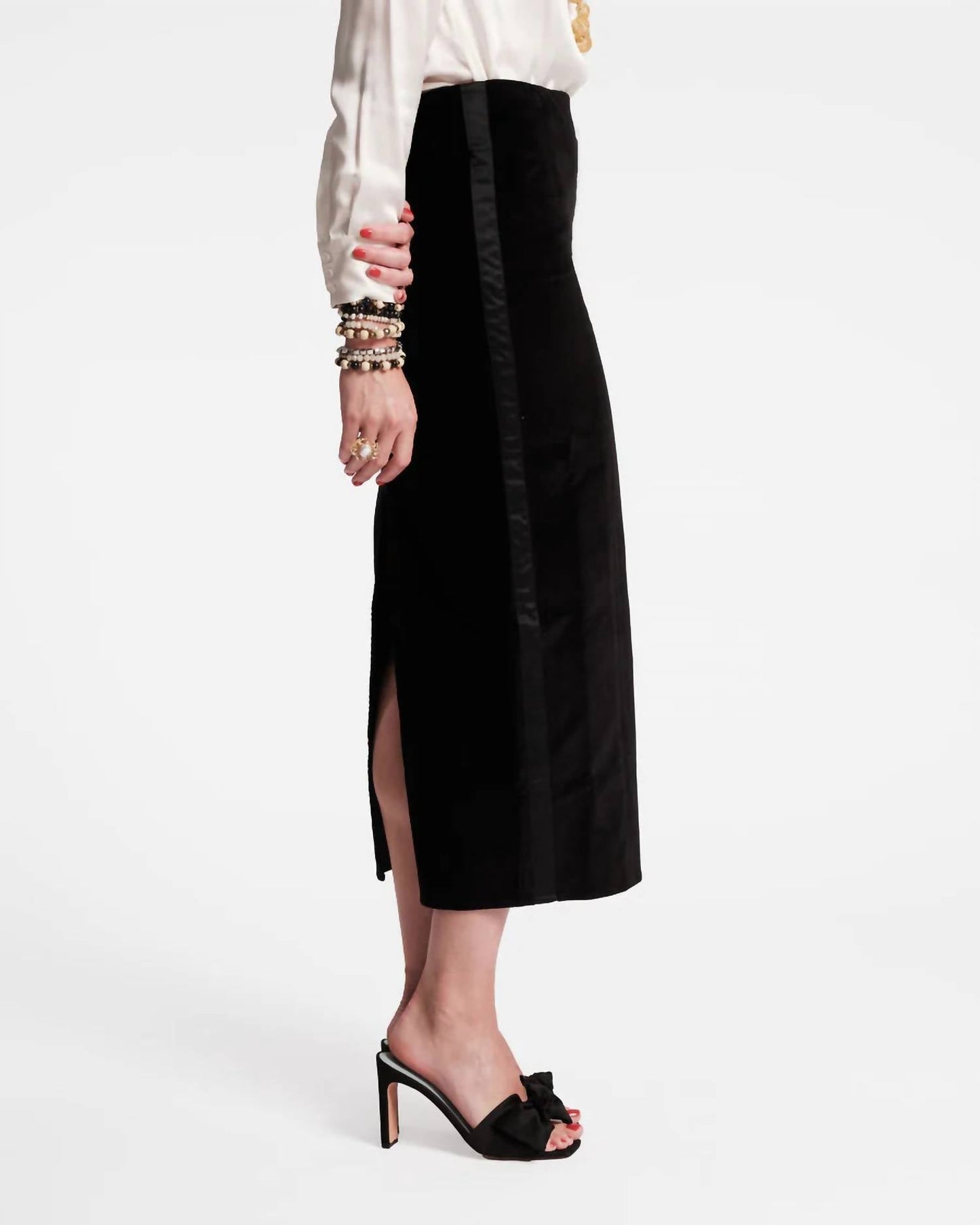 Frances Valentine - Tuxedo Maxi Skirt