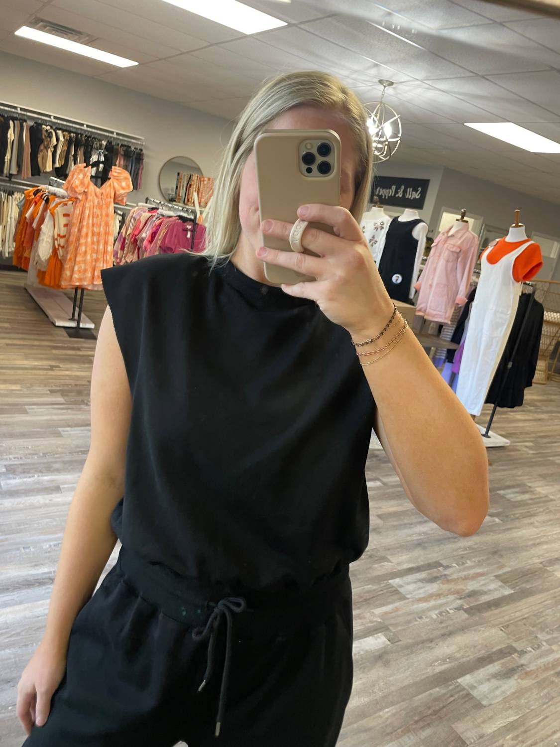 Entro - Oversized Terry Knit Jumpsuit