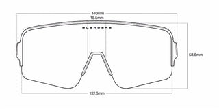 Blender - Unisex Eclipse X2 Polarized Wraparound Shades