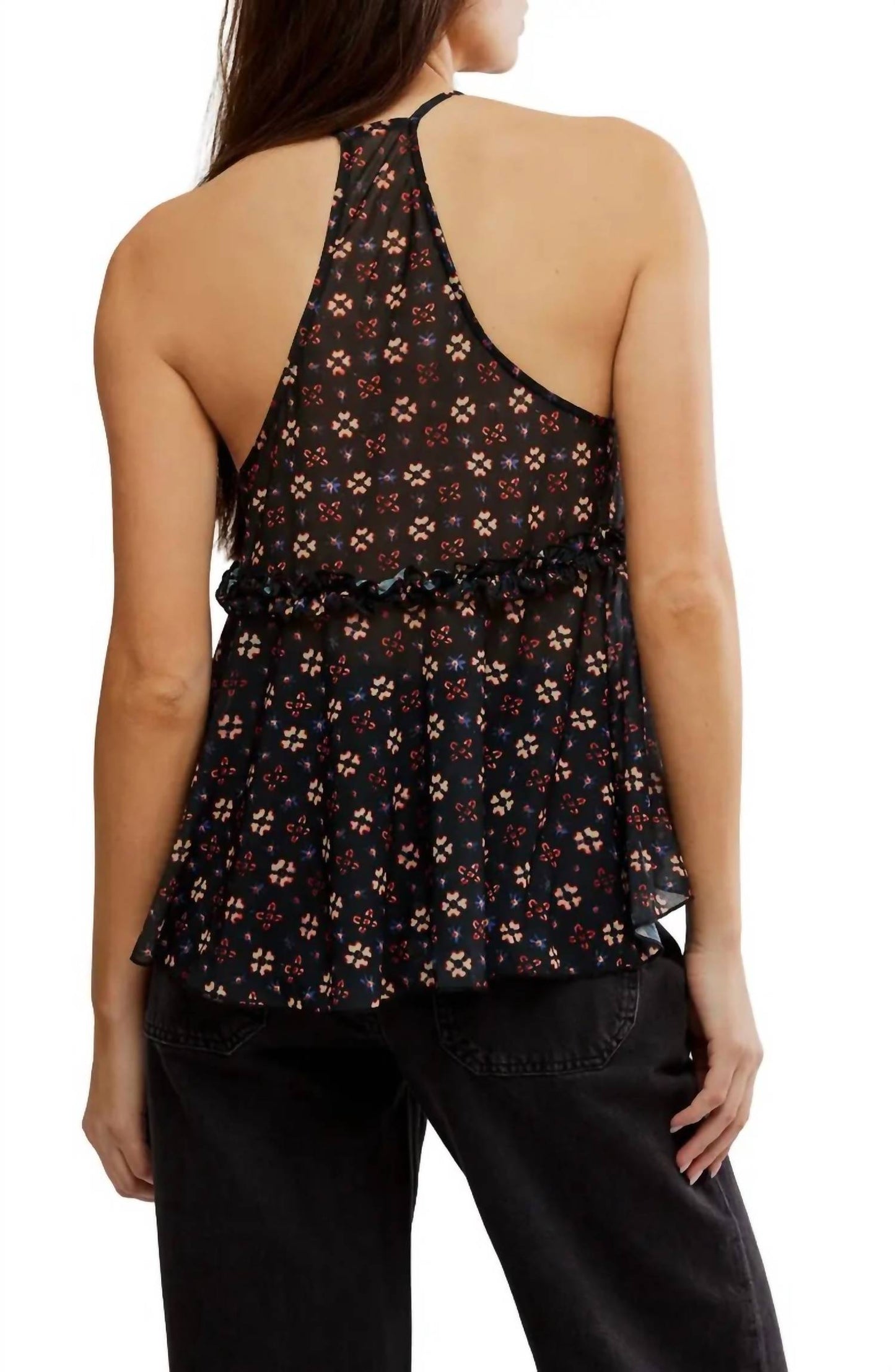 Free People - Fearless Knit Ruffle Tank