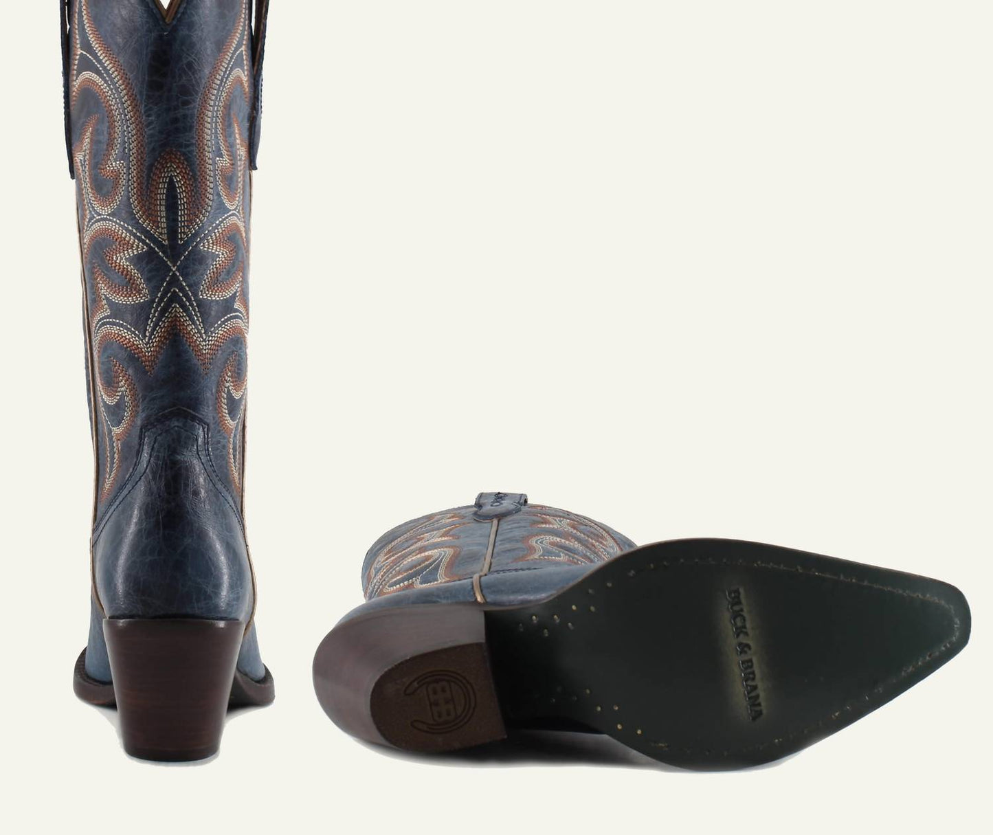 Buck & Brana - Tessa Fine Leather Cowgirl Boots