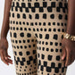 Joseph Ribkoff - Geometric Pull On Wide Leg Pants