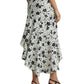 Polo Ralph Lauren - Floral Ruffed Asymmetrical Linen Skirt