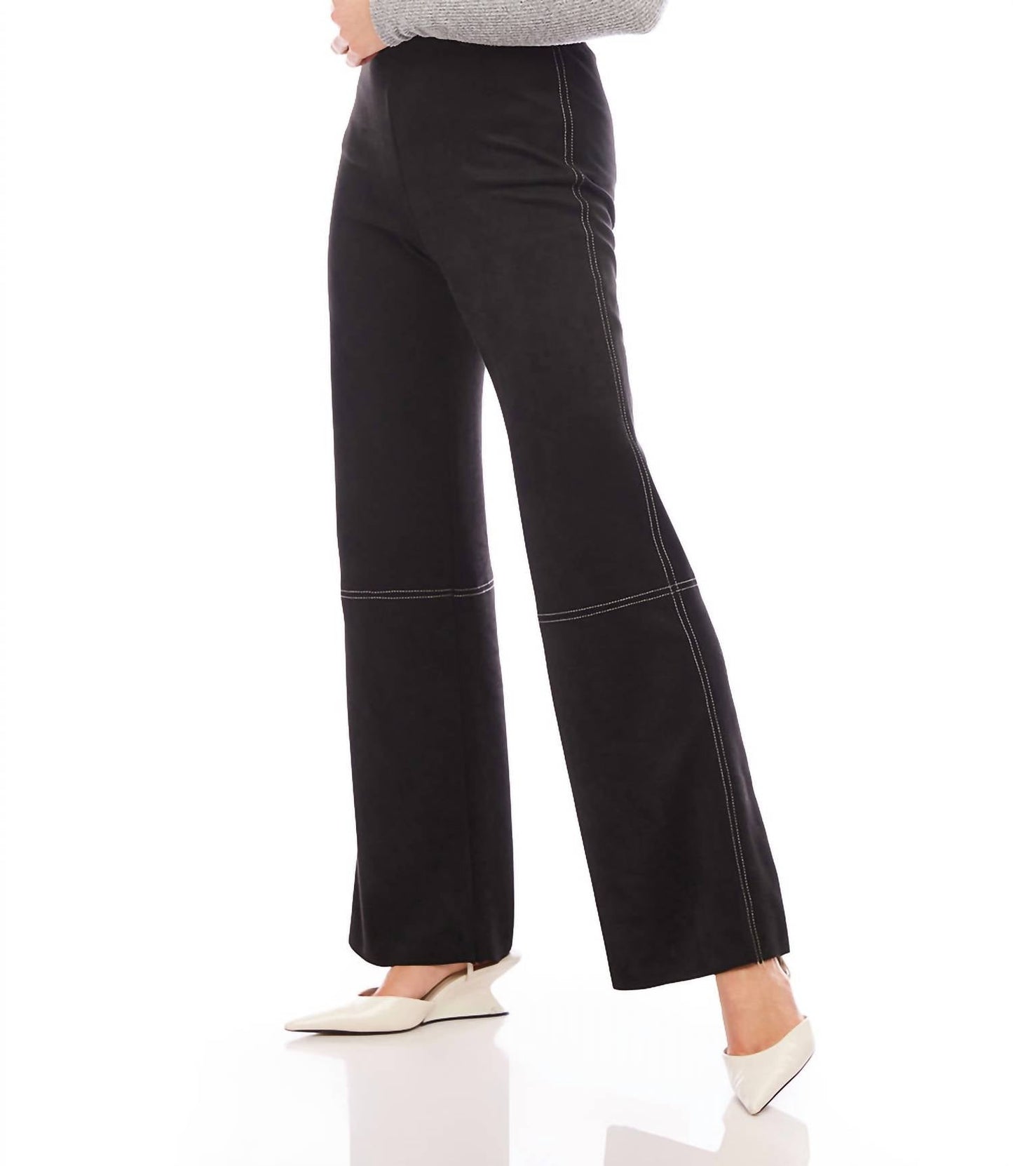 Karen Kane - Women's Faux Suede Stitch Pants