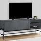 Contemporary 60-Inch TV Stand Console with Storage Cabinet