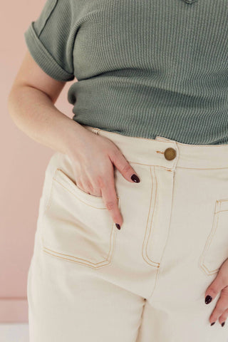 Skies Are Blue - Branbury Wide Leg Shores Jeans