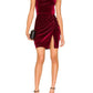 Amanda Uprichard - Jasalina Velvet Mini Dress