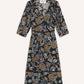 Ba&Sh - VIENNE MIDI V NECK DRESS