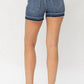 Judy Blue - Mid Rise Release Hem Shorts