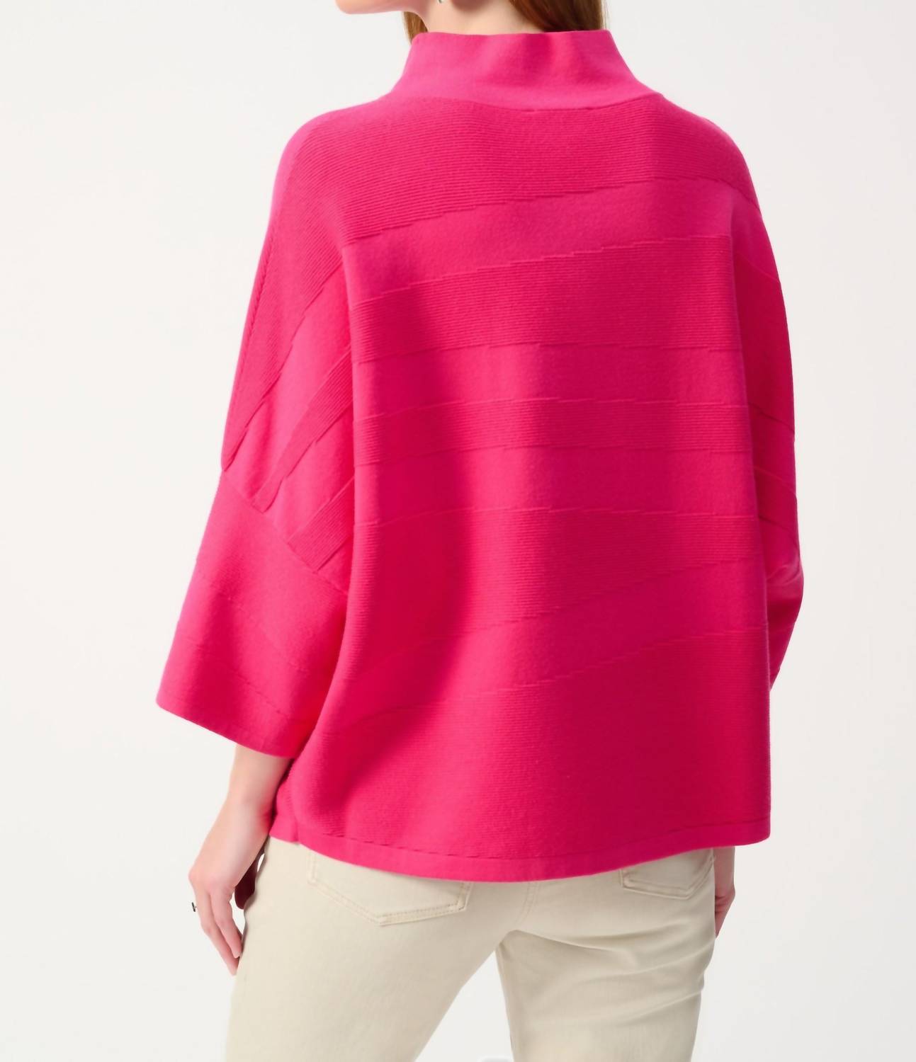 Joseph Ribkoff - Mock Neck Three Quarter Sleeve Sweater