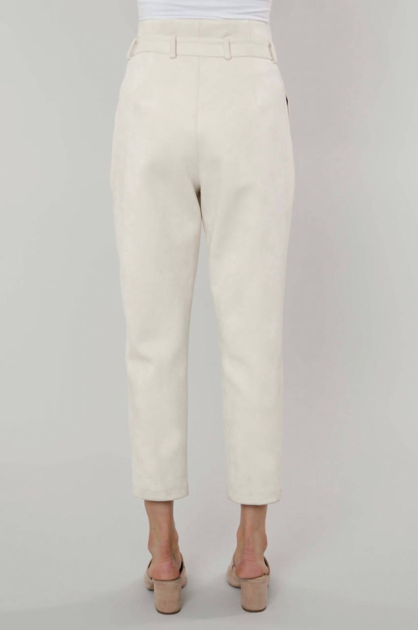 Dolce Cabo - Uptown Suede Paper Bag Pants