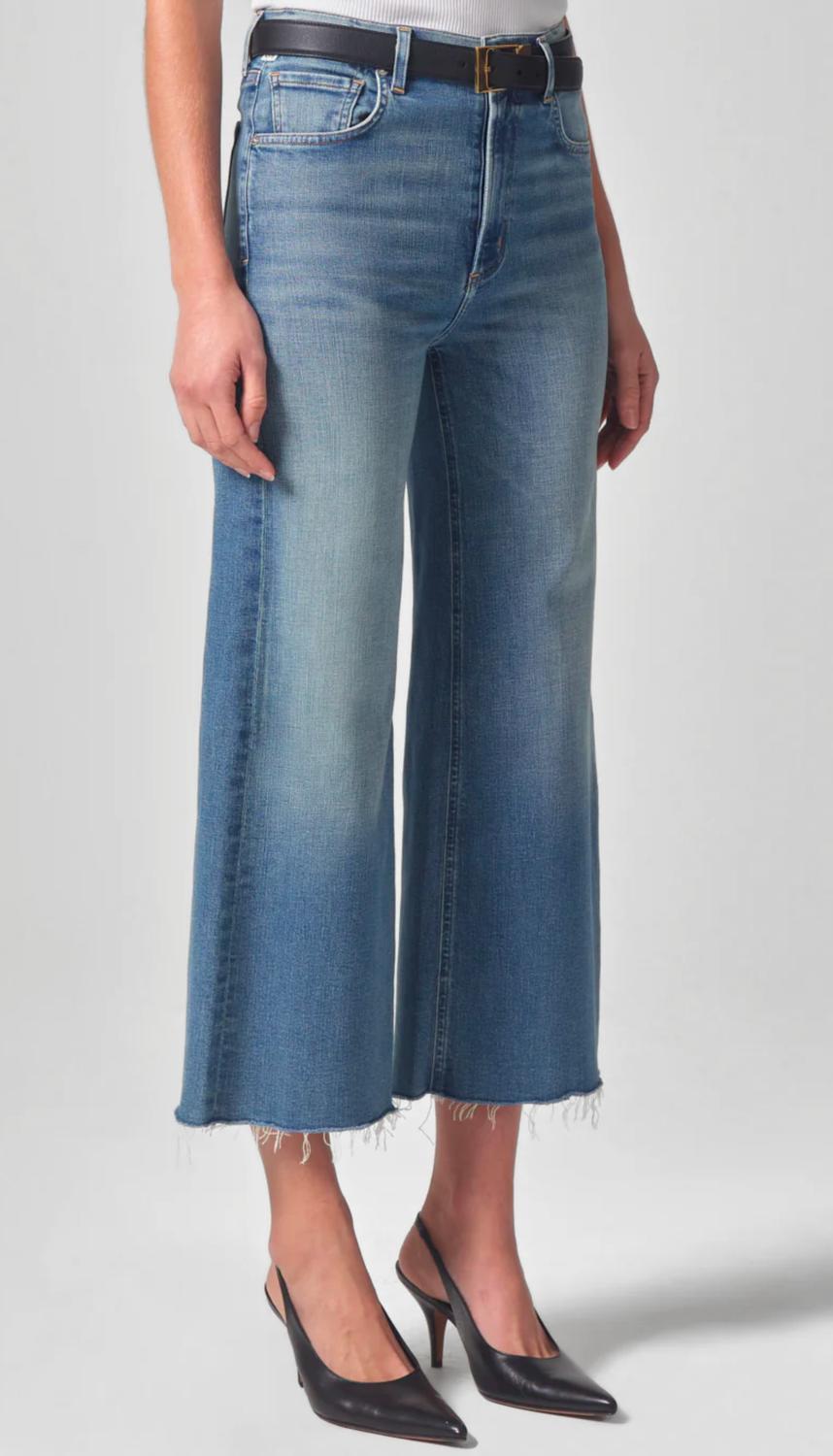 Citizens Of Humanity - Lyra Crop Wide Leg Jeans