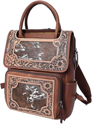 American Darling - Women's Leather Hair On Hide Backpack