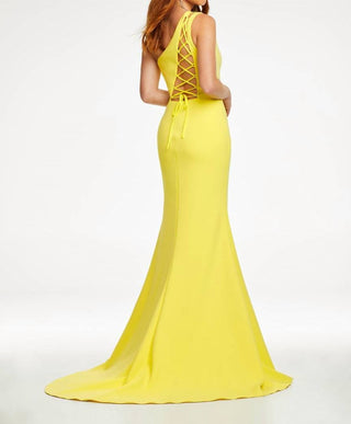 Ashleylauren - One Shoulder Gown