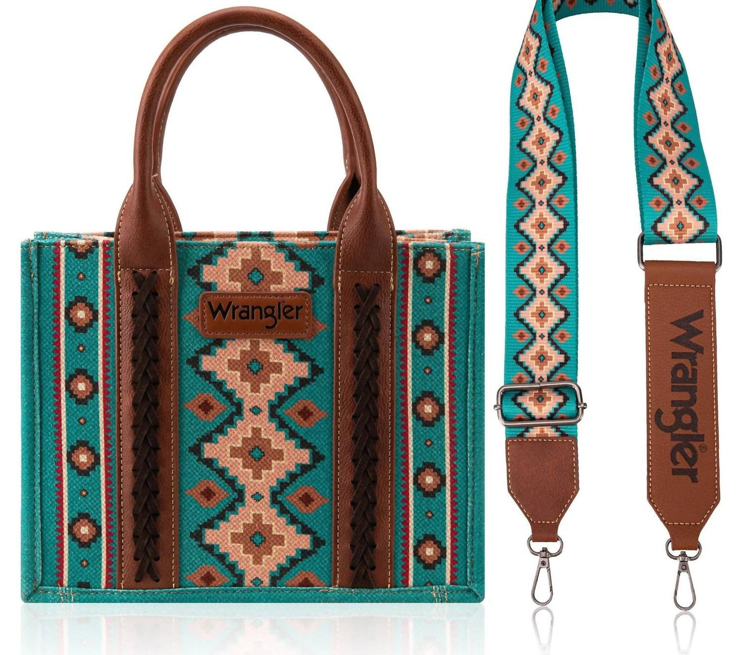 Montana West - Women's Wrangler Canvas Crossbody Tote