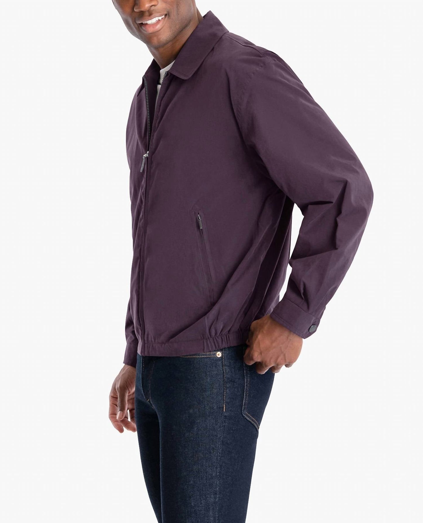 London Fog - Auburn Light Weight Zip Front Golf Jacket