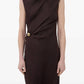 Loulou De Saison - Roan Draped Metal Ornament Dress
