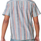 Lucky Brand - Striped Short Sleeve Camp Collar
