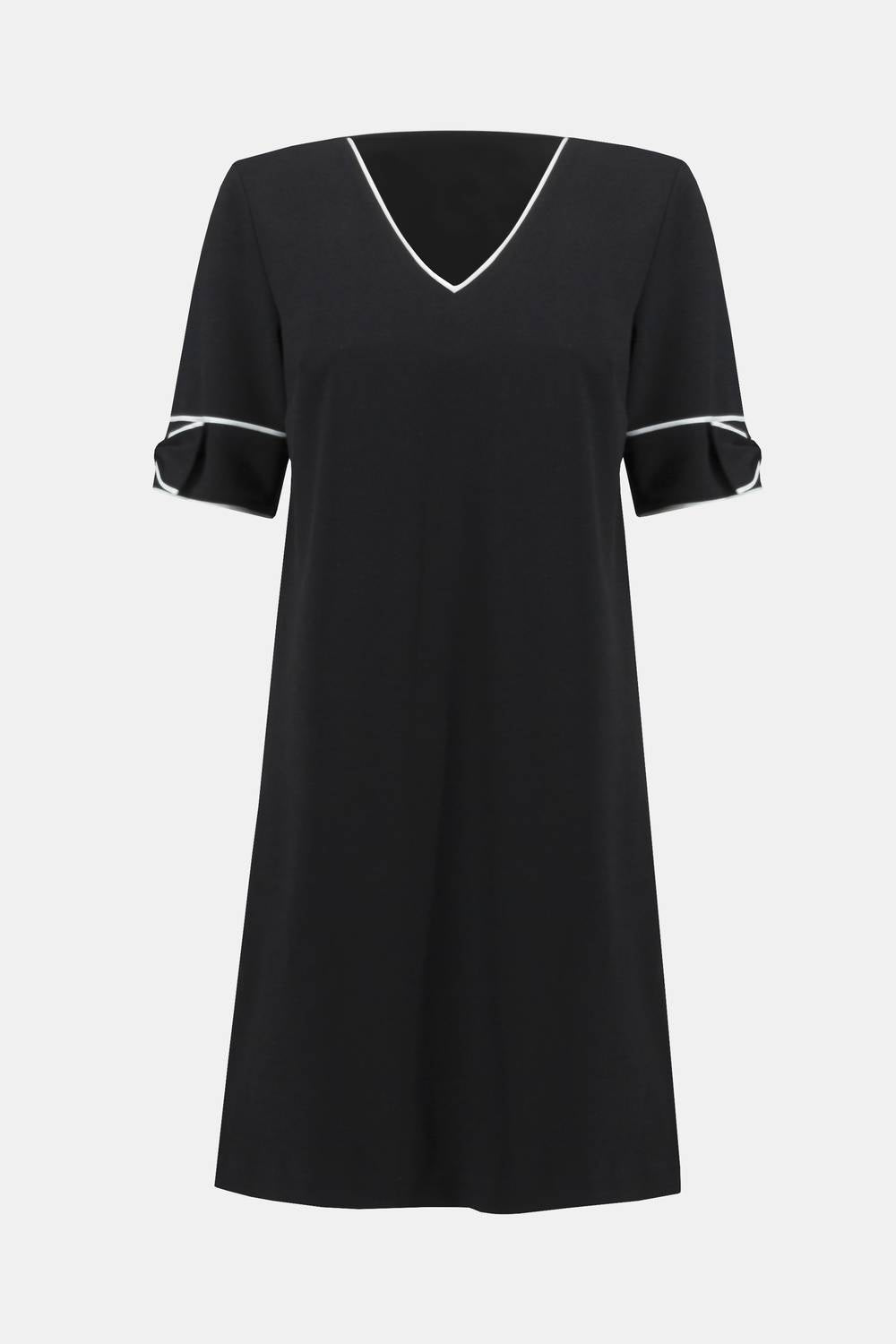 Joseph Ribkoff - Knee Length Bow Sleeves Dress