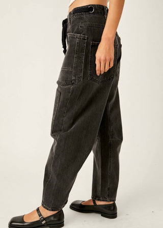 Free People - Moxie Low Slung Pull On Jeans