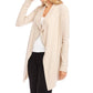 Karen Kane - Ribbed Drape Front Cardigan