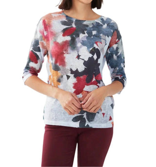 Fdj - Drop Shoulder Three Quarter Sleeve Top