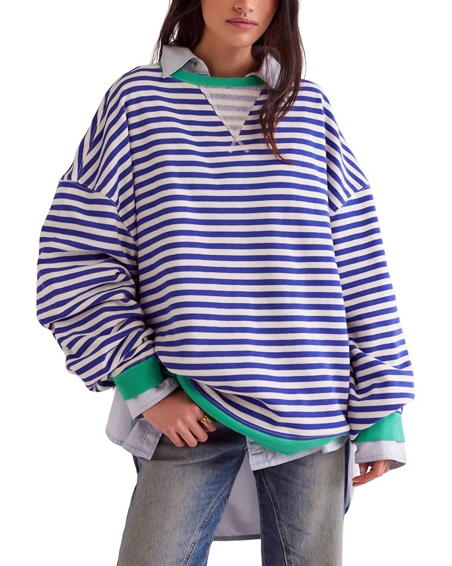 Free People - Classic Striped Crew
