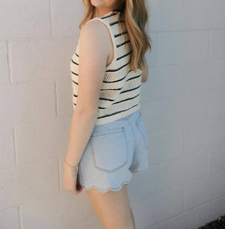 By Together - Striped Sweater Vest