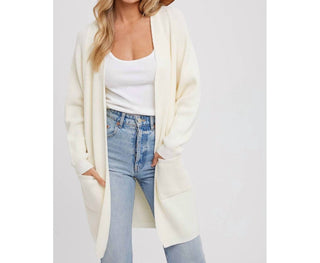 Bluivy - Batwing Sleeve Open Cardigan