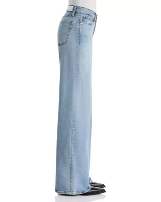 Re/Done - Mid Rise Wide Leg Jeans