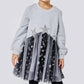 Baby Sara - Girls Star Tutu Sweatshirt Dress