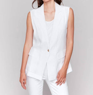 Charlie B - Linen Blend Vest